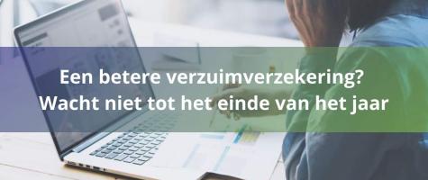 Een betere verzuimverzekering? Wacht niet tot het einde van het jaar
