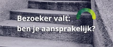 Bezoeker valt: ben je aansprakelijk?