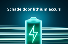 Schade door lithium accu's verzekeren