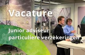 Vacature junior adviseur particuliere verzekeringen