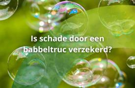 Is schade door een babbeltruc verzekerd?