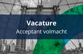 Vacature acceptant volmacht